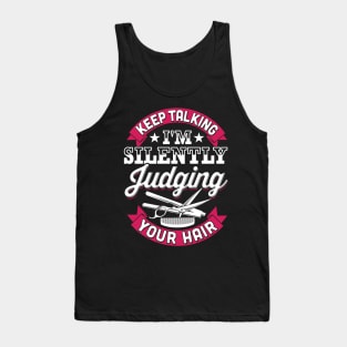 Barber Hairdresser Hairstylist Barbershop Tank Top